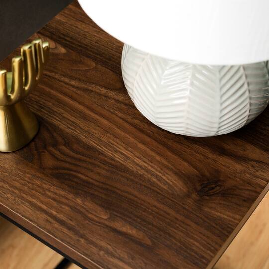 Walker Edison Modern Square Side Table